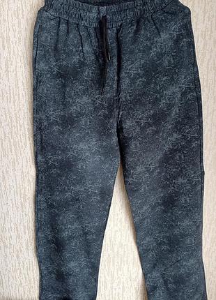 Штаны спортивные вареники палаццо в стиле тай дай р. 48
