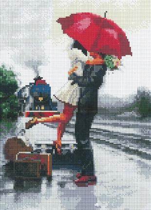 Алмазна мозаїка "ранок з коханою" 30*40 см