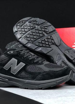 Мужские кроссовки new balance черные5 фото