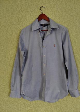 Коттоновая рубашка с вышитым логотипом