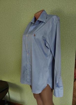 Коттоновая рубашка с вышитым логотипом