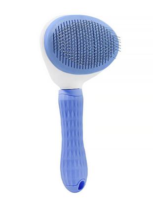 Гребінець для шерсті тварин taotaopets 092211 blue