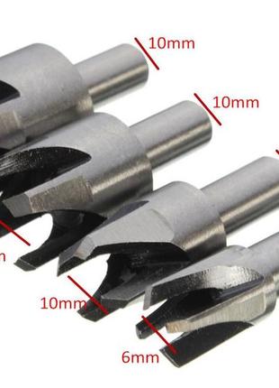 Набір свердел для плитки, бетону, цегли, скла, пластику, дерева та мармуру набір 7 шт. (3,4,5,6,8,10,12 )