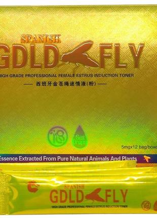 Женский возбудитель в каплях шпанская мушка spanish gold fly new 12шт