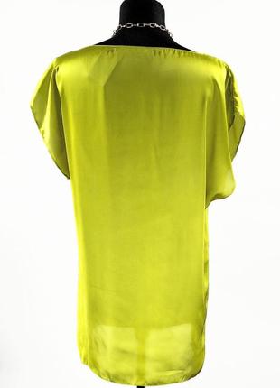 Блузка туника zara платье в цветы зеленая салатовая3 фото