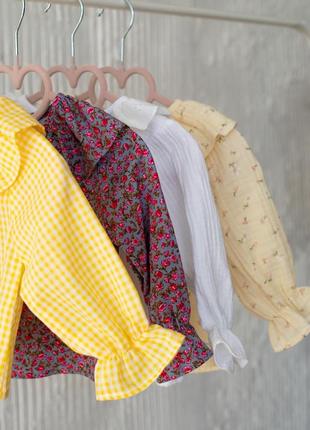 Блуза кофтинка на дівчинку у квіточку h&m mango