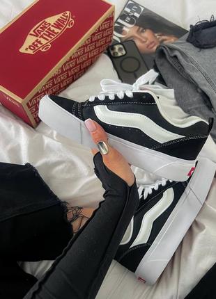 Женские кеды vans knu old skool platform на платформе2 фото