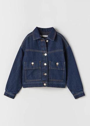 Zara, утеплена крута джинсова куртка,  122 р