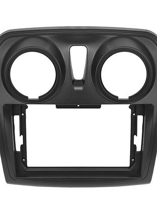 Переходная рамка renault dacia dokker 2012+ lodgy 2012+ sandero 2013+ (re 032n) 7115 9" black