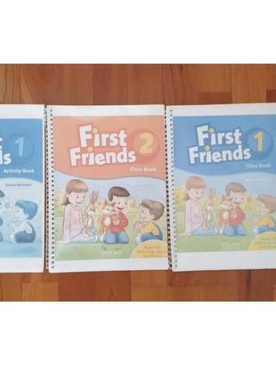 First friends, 2 тетради + 2 пособия, книга для чтения издательства oxford