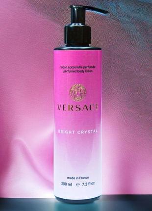 Парфумований лосьйон для тіла versace bright crystal brand collection 200 мл