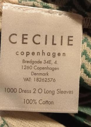 Cecilie copenhagen 100%бавовняна сукня,р.м4 фото