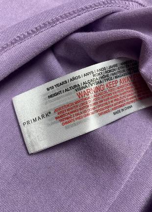 Новая туника рубашка девочка пижамка disney primark 9-10р/140см фиолетовый4 фото