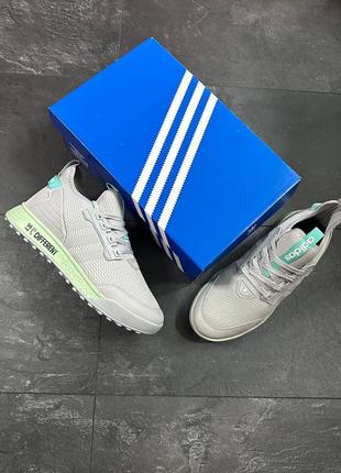 Чоловічі кросівки adidas different silver mint * blckd