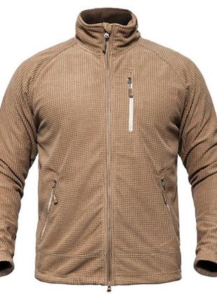 Тактическая флисовая кофта pave hawk ply-5 sand khaki 2xl