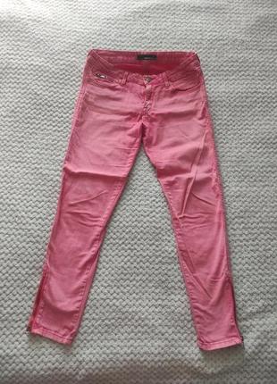 Розовые джинсы скинни 38 м taily weil