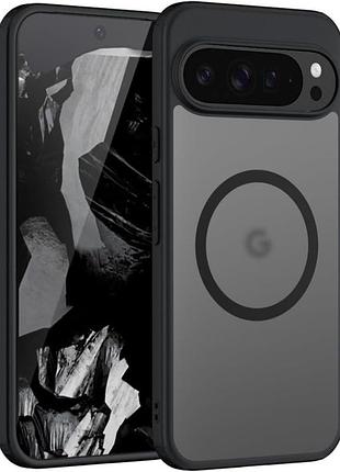 Google pixel 9 pro xl матовый противоударный чехол magsafe wlons