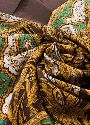 Платок шелковый, collection sourdive, натуральный шелк.