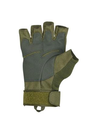 Перчатки тактические беспалые e302 green xl