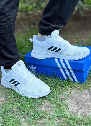 Весенне-летние мужские кроссовки adidas white8 фото