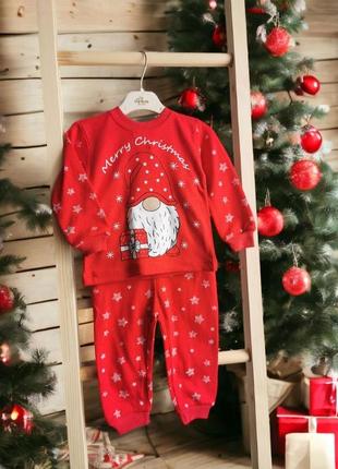 Новорічна піжамка merry christmas 10204, розмір 80-86