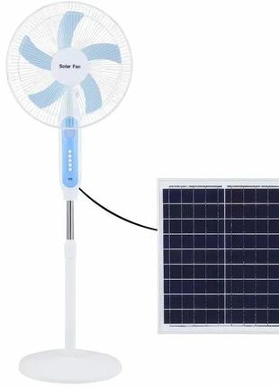 Підлоговий вентилятор із сонячною панеллю solar fun mnj-168, керування за допомогою діммера