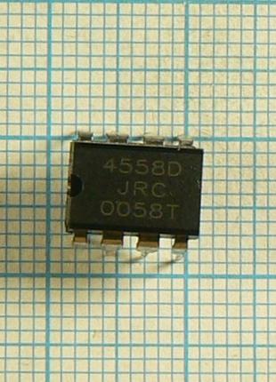 Лот: 1 × 120 ₴ = 120 ₴ njm4558d dip8 ±18v 100db 1v/mks 2 оу ba4558 tjm4558 mc4558 4558d njm4558