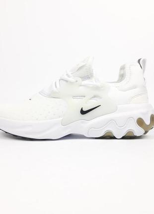 Nike react presto білі з чорним  ods20866