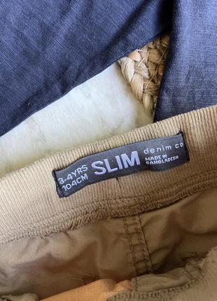 Комплект штани джогери пісочні та лонгслів на 3-4 роки6 фото