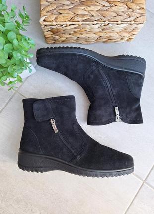 Зимние ботинки из натуральной замши ara 39