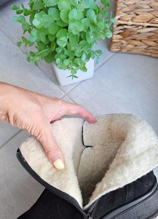 Зимние ботинки из натуральной замши ara 39