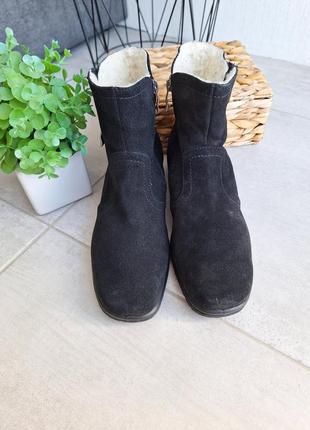 Зимние ботинки из натуральной замши ara 39