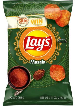 Чипсы lay's masala 219g