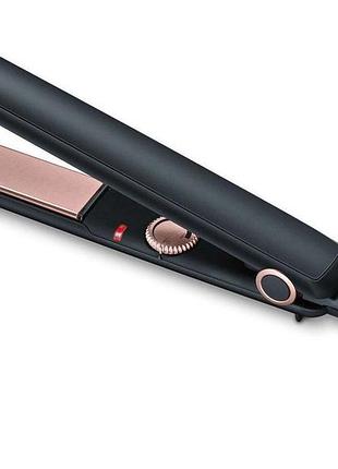 Выпрямитель для волос beurer 45w покрытие soft touch черный (hs_30)
