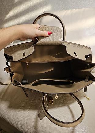 Сумка в стиле hermes birkin 35 cm 3
