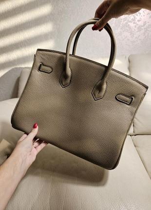 Сумка в стиле hermes birkin 35 cm 5