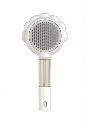 Расческа- спрей для шерсти животных dt-1181 white