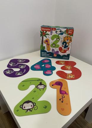 Игрушка пазлы fisher price maxi puzzles 3+ развивающие игры