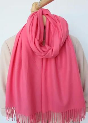 Теплий шарф. корал