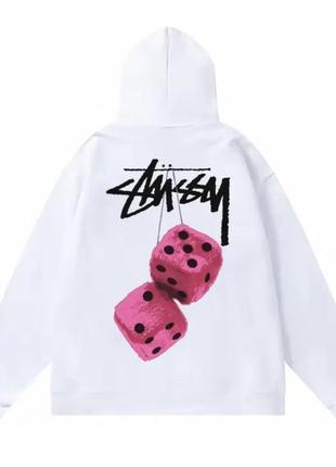 Оригинал худи stussy худи о stussy fuzzy-dice logo кофта stussy худи stussy толстовка stussy