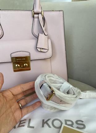 Сумка michael kors оригинал розовая9 фото