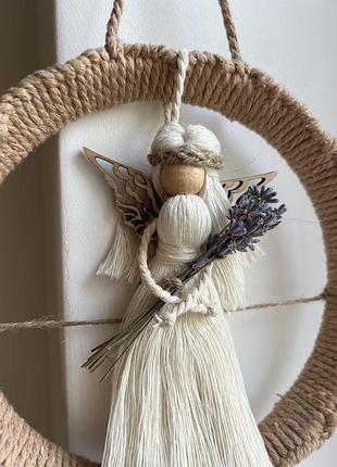 Ангел макраме оберегает 2