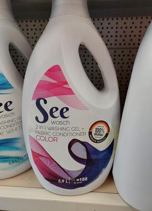 Гель для прання see wasch 5.9l 180прань.