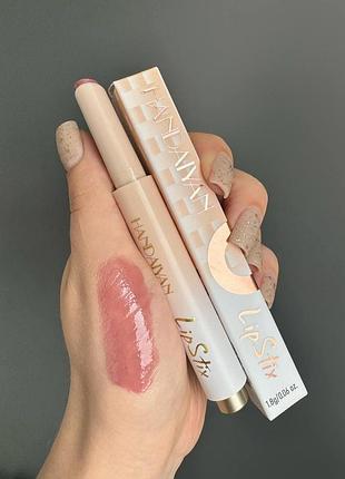 Мармеладный блеск-помада для губ в нежно-розовом оттенке handaiyan lip stix