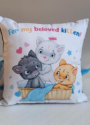 Подушка дизайнерська, подарункова. топ якість!