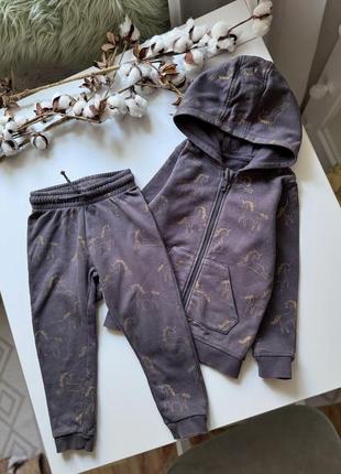 Костюм худі штани джогери george на дівчинку 3-4 роки