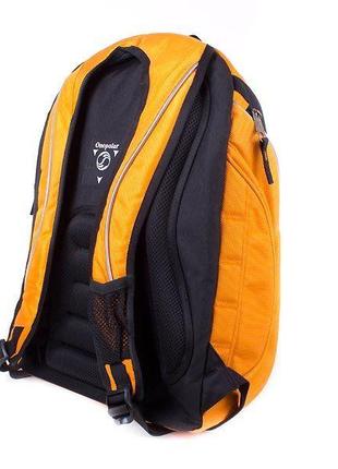 Рюкзак для ноутбука onepolar (ванполар) оранжевый с черным2 фото