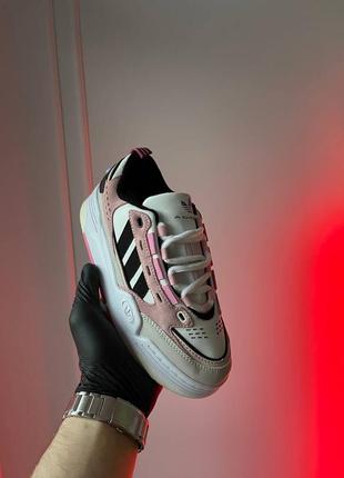Кроссовки adidas adi2000 white beige pink, женские кроссовки адидас8 фото