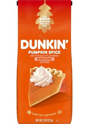 Кава мелена dunkin' ground coffee pumpkin spice 311g