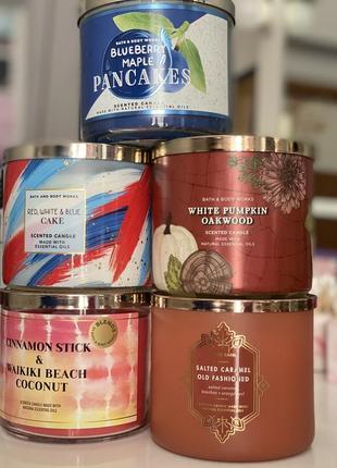 Свічки bath& body works